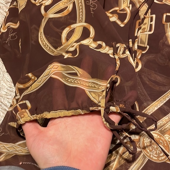 BABY Phat Cold Shoulder Mesh Top sz 3X - Picture 4 of 11